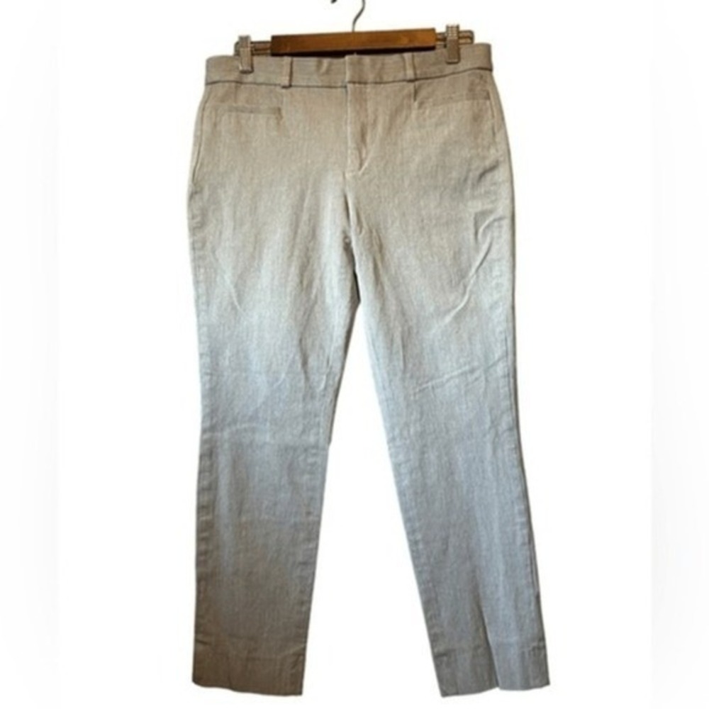 Banana Republic Sloan Fit Gray Ankle Pants Stretch Career Business Casual - Picture 1 of 7